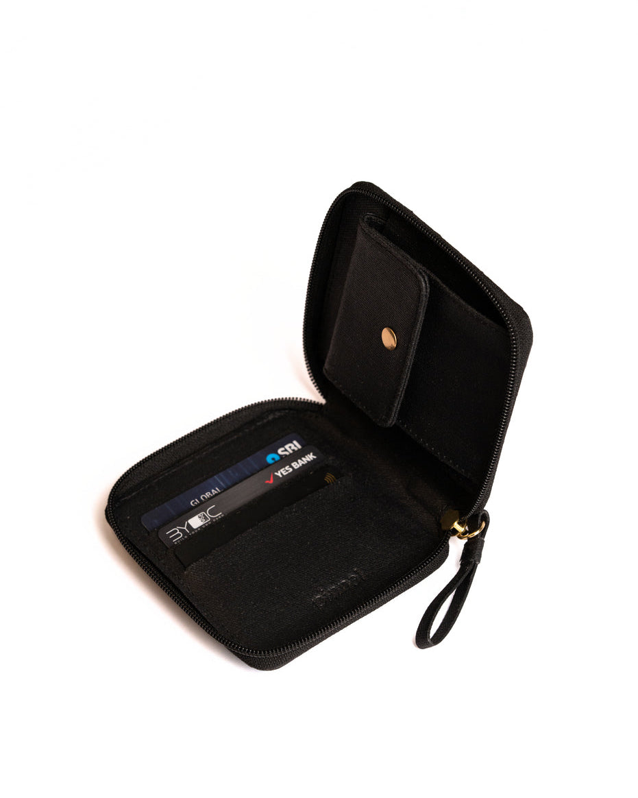 Compact Wallet - Black